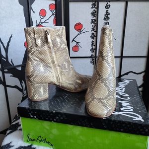 Sam Edelman snake skin ankle boot 7M